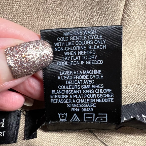 Febrizio Gianni beautiful twill A line midi work skirt - Picture 6 of 6